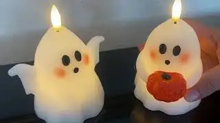 Eldnacele Halloween Ghost Flickering Flameless Candles Review &mdash; Spooky & Safe Holiday Decor