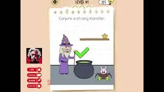 Brain test 5 level 91 Full Guide Walkthrough Solution