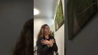 Seated twist exercise