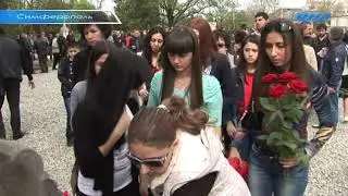 QHA 2014 Армяне Крыма почтили память жертв событий 1915 года