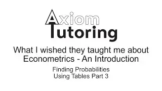 53 Finding probabilities using tables Part 3
