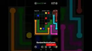 Flow Free [Level 20] (9&times;9 Hard) [Intro: Classic Pack] | Walkthrough #Shorts