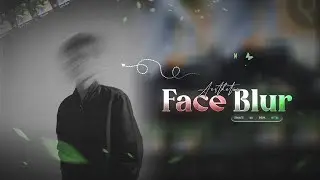 Aesthetic FACE BLUR edit in PicsArt ☠️ | motion blur face edit tutorial !