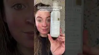 Voluminous hair with Kristin Ess products. Received as pr but love them. #haircare #hairstyle