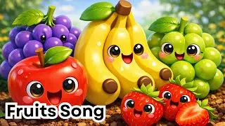Fruits Song for Kids 🍎 Learn Fruit Names with Music! 🍌 Fruits Song for Toddlers 🍊 Fun Learning Music