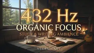 432Hz Organic Focus | Minimalist Acoustic Folk for Deep Work | Study & Writing Ambience | NeurAtlant