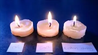 Фитили для свечей своими руками из хлопковой нити &mdash; тест на горение