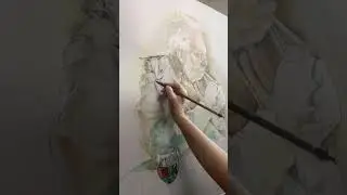 Watercolour portrait livestream part 3