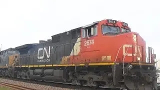 CN 2674 Leads Big Lashup w/ CSX & NS Power, 11/22/17