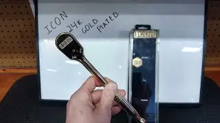 ICON 24K GOLD PLATED 3/8 drive ratchet, get them while you still can!! this one is up for grabs!!😲