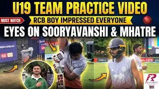 Live practice video from Bulawayo- U19 Teamv- Vaibhav Sooryavanshi- Ayush Mhatre & Kanishk chauhan 