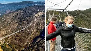 Portugal Opened The World&rsquo;s Longest Pedestrian Suspension Bridge And It Looks Amazing And Terrifying