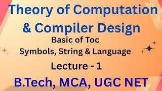 Theory of Computation Basics | Symbols, Strings & Languages Explained | UGC NET June 2026