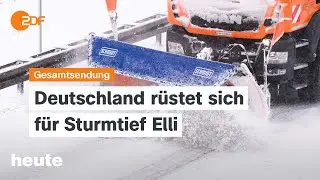 heute 19:00 Uhr vom 08.01.2026 Sturmtief „Elli“, tödlicher ICE-Einsatz, mehr Geld für US-Militär