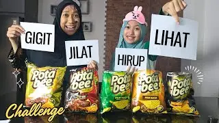 Gigit Lihat Jilat Hirup Challenge - Aqilla VS Mbak Kunyit 🤣 Aqilla's Diary