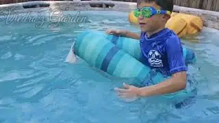 Sloosh 3 Pack 4-in-1 Inflatable Pool Floats - Water Hammock Lounges