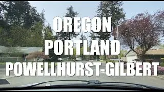 Driving Tour Oregon Portland Powellhurst-Gilbert Largest Asian Population 17.89%