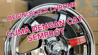 Black chrome diton premium, black chrome velg, black chrome velg