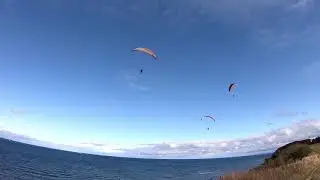 Ostsee Gleitschirmfliegen an der Steilk&uuml;ste 03.10.2019