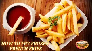 how to fry frozen french fries