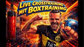 🔥⚡️Live Crosstraining mit Boxtraining, 13 &Uuml;bungen, 5 Boxrunden, Mitmachen statt Zuschauen 💪🥊
