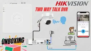 Hikvision DS-7104HGHI-M1/T Unboxing & Overview: Compact 4-Channel 1080P DVR with Two-Way Audio