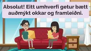 🇮🇸 &Iacute;SLENSKUR | ICELANDIC Practice | Topic: Airport Wait | Learn Icelandic | Improve Icelandic