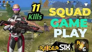 Squad Gameplay☺️||Raider Six Game🥵||Chanakya Gaming||