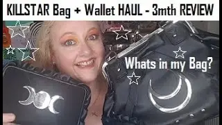 WHATS IN MY BAG? || KILLSTAR Bag + Wallet HAUL + 3mth REVIEW  || VEGAN || OG Youtube