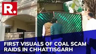 Coal Scam: Multi Location Raids By ED & CRPF Underway In Chhattisgarh; Visuals Accessed