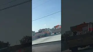 CalTrans Trucks inspecting I-110 Freeway