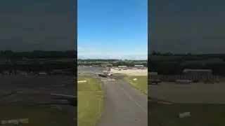 Malta air landing into Bristol Airport #aviation #landing