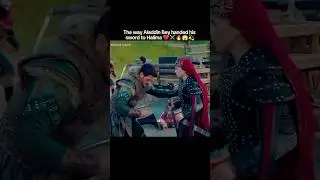 The way Aladdin Bey handed his sword to Halima 💔⚔️🔥😱💫||#aladdin #halima #sword