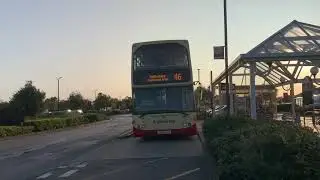 BRIGHTON & HOVE BUS ROUTE 46 DEPARTING HOLMBUSH CENTRE