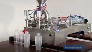 Double nozzle paste or gel filling machine / Cream filling machine