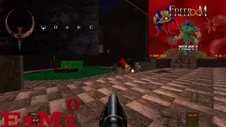 FreeQuake E1M1 #quake #doom #freedoom