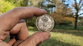 Big Silver Coin Found On The Hall Grounds | Metal Detecting UK | XP ORX