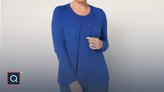 Denim & Co. Essentials Cardigan/Tank Sweater Twin Set | QVC