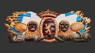 Italian Carved Coat of Arms - Greater Light on Nantucket