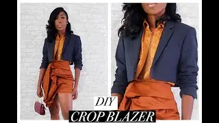 DIY CROP BLAZER