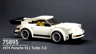 Lego 75895 Speed Champions - 1974 Porsche 911 Turbo 3.0 (Stop motion)