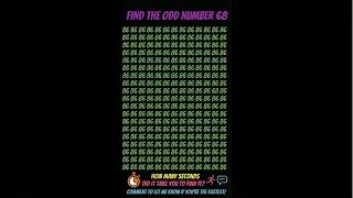 Find the Odd Number 