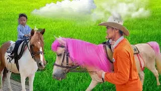 KUDA PINK ~ HORSE ~ KUDA TUNGGANG ~ LAGU NAIK DELMAN