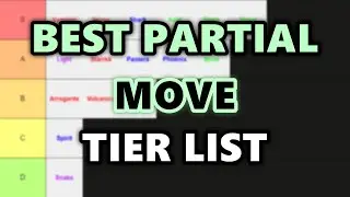 BEST MOVE For EVERY PARTIAL + Tier List | Type Soul