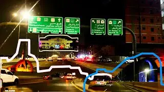 KSA 🇸🇦 Jeddah king fahad Br Rd setten Rd(60 street) road trip with Omer gulzar #57