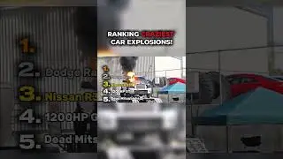 Ranking the CRAZIEST car explosions! #nissan #explosion #dyno #cars #race #ytshorts #fypシ