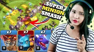 Th13 Super Minion Attack! Super Minion Attack Strategy (Clash Of Clans)