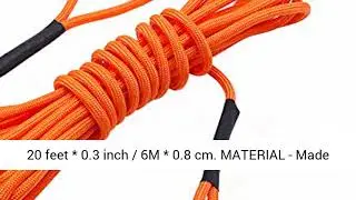 Vivifying Dog Check Cord, 20FT/6M Floatable Long Dog Training Rope with Handle for Beach