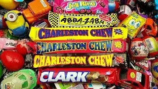 A lot of New Candy Bars Countdown & Surprise Eggs on the side