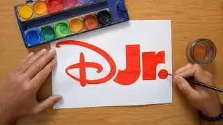How to draw a red Disney Jr. logo 2024 - Disney Junior